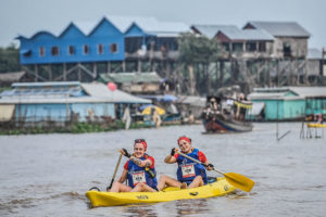 Raid des Amazone sport Cambodge Voyage Running Course à pied vélo canoë femme trek trail run féminin association Asie tourisme découverte temple wat