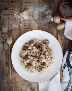 Recette facile de risotto au champignon