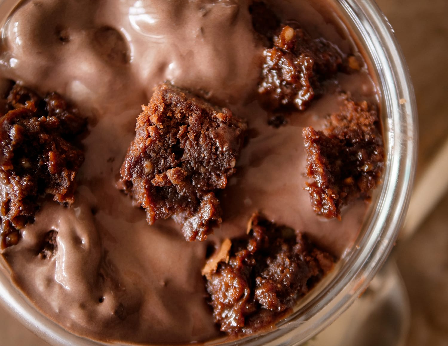Recette de glace au chocolat et brownie avec Cookit de Bosch