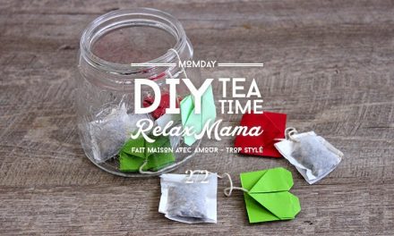 DIY Sachets de thé origami d’amour