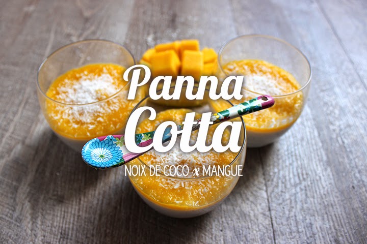 Panna Cotta Noix de Coco & Mangue