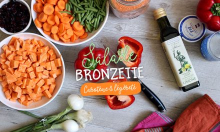 Salade « bronzette » riche en carotènes